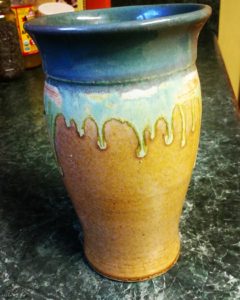 Gift of a vase from the French Broad River
